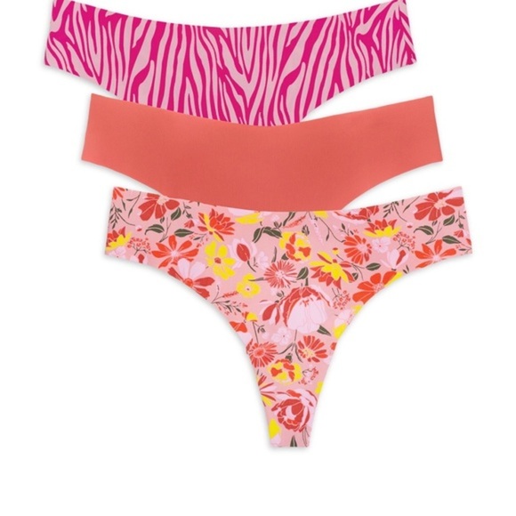 6pack free-cut No show seamless thong & hipster panties set size 7/9 Medium‎ - Picture 9 of 12